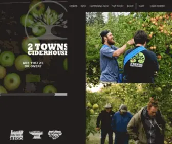 2Townsciderhouse.com(2 Towns Ciderhouse) Screenshot