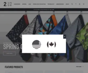 2UNDR.com(Performance Underwear designed in Vancouver) Screenshot