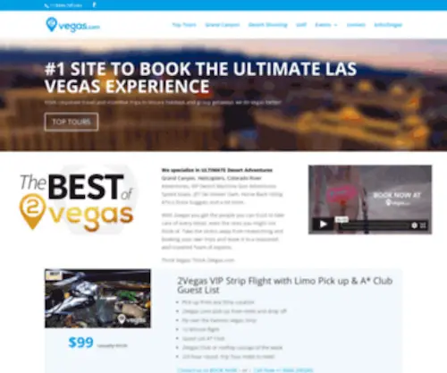 2Vegas.com(Las Vegas Tours) Screenshot