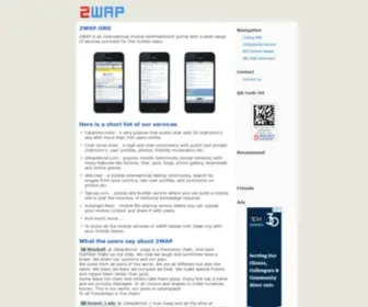 2Wap.org(Mobile entertainment portal) Screenshot