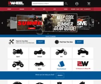 2Wheel.com(Powersports Gear) Screenshot