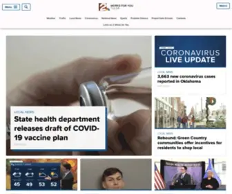 2Worksforyou.com(Tulsa, Oklahoma News, Weather, Sports and Traffic) Screenshot