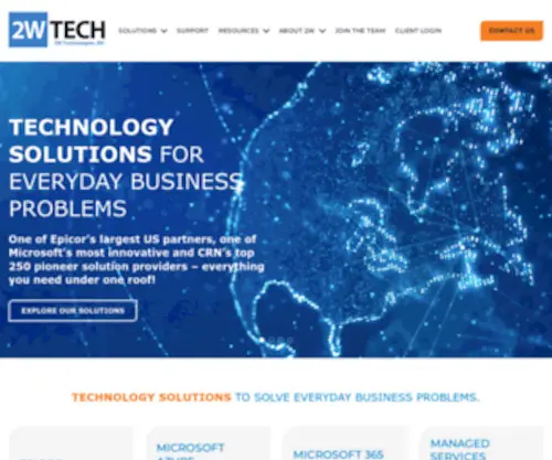 2Wtech.com(Home) Screenshot