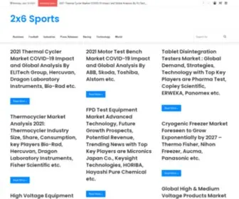 2X6Sports.com(2×6) Screenshot