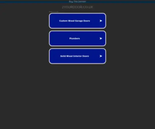 2Yourdoor.co.uk(2Yourdoor) Screenshot