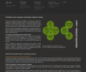 2Z.ro(Costurile unei campanii publicitare outdoor media) Screenshot