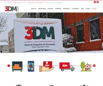 3-DM.com(Fulfillment and Logistics for E) Screenshot