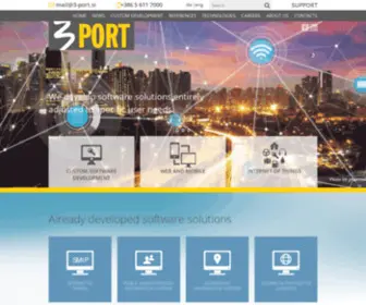 3-Port.si(Razvoj aplikacij na ključ prilagojenih potrebam in zahtevam naročnika) Screenshot