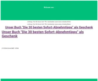 30-Abnehmtipps.de(Unser Buch "Endlich schlank Kickstart" als Geschenk) Screenshot