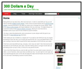 300-Dollars-Per-Day.com(300 Dollars Per Day) Screenshot