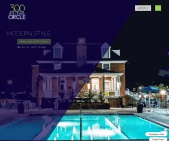 300Atthecircle.com(Apartments) Screenshot