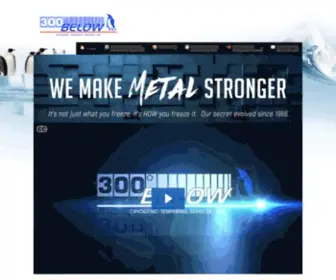 300Below.com(Cryogenic processing) Screenshot