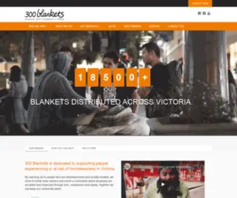 300Blankets.org.au(300 Blankets) Screenshot