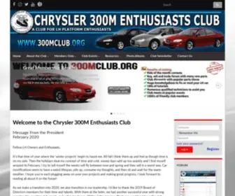 300Mclub.org(The Chrysler 300M Enthusiasts Club) Screenshot