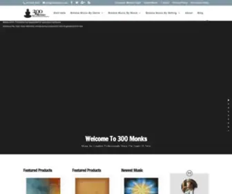 300Monks.com(Royalty Free Music by 300 Monks) Screenshot
