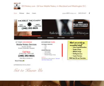 301Notary.com(24 hour Mobile Notary in Maryland) Screenshot