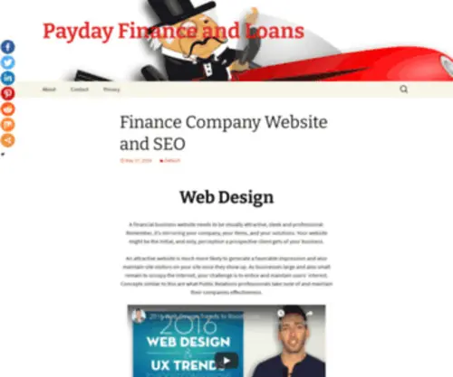 301Paydayloansonline2.com(Payday Finance and Loans) Screenshot