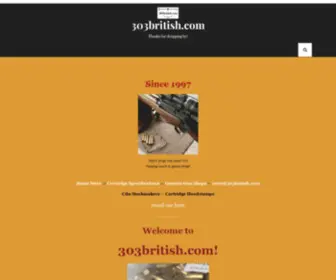303British.com(A site for reloaders) Screenshot