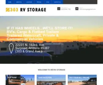 303RVstorage.com(303 RVstorage) Screenshot