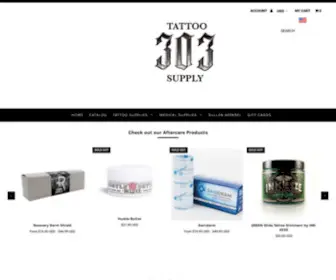 303Tattoosupply.com(303 Tattoosupply) Screenshot