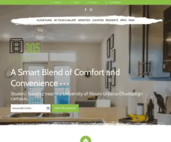 305Daniel.com(Apartment Rentals in Champaign Illinois) Screenshot