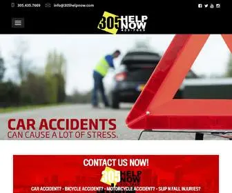 305Helpnow.com(Miami Personal Injury Lawyer & Attorney Hotline) Screenshot