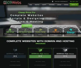 309Webs.com(Cheap Price Website Designing & Development Company) Screenshot