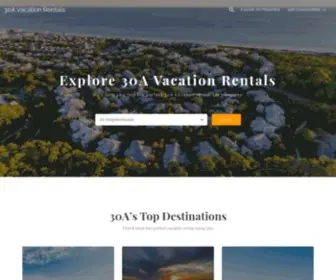 30Avacationrentals.com(30A Vacation Rentals) Screenshot