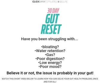 30Daygutreset.com(Get A Flat Stomach In 30 Days) Screenshot