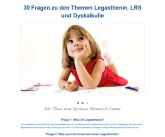 30Fragen.com(Legasthenie, LRS und Dyskalkulie) Screenshot