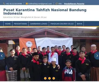 30Harihafalquran.com(Pusat Karantina Tahfizh Nasional Bandung Indonesia) Screenshot