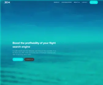 30K.com(Leading fare attributes and frequent flyer data provider) Screenshot
