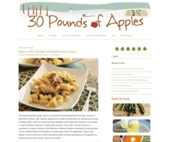 30Poundsofapples.com(Local, DIY food in a global, ready-made world) Screenshot