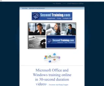 30Secondtraining.com(Leadership Business Process Improvement Specialists) Screenshot