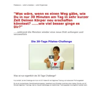 30Tagechallenge.info((dup) Pilateskurs) Screenshot