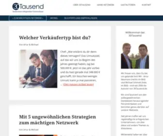 30Tausend.de(Denkweisen erfolgreicher Unternehmer) Screenshot
