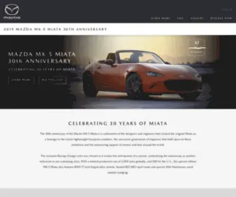 30TH-Anniversarymiata.com(Preorder the mx) Screenshot