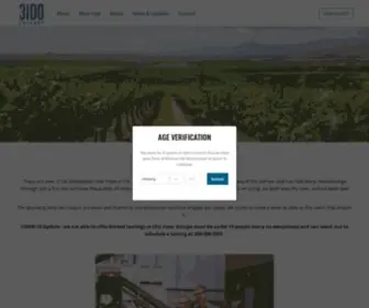 3100Cellars.com(The sparkling wine we make) Screenshot