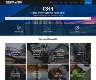 311Brampton.ca(311 Brampton) Screenshot