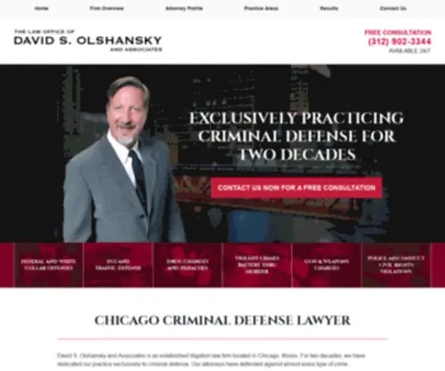 312Defense.com(Chicago Criminal Defense Lawyer) Screenshot