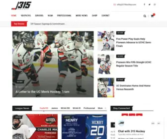 315Hockey.com(315 Hockey) Screenshot