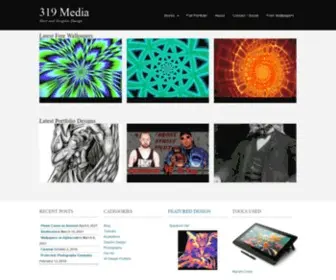 319Media.net(Free Wallpapers and Design Portfolio) Screenshot