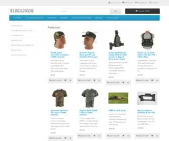 31Rounds.com(Russian and Soviet camo clothing surplus store) Screenshot