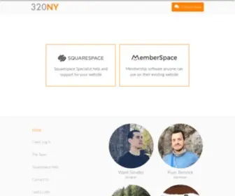 320NY.com(Squarespace Specialists) Screenshot