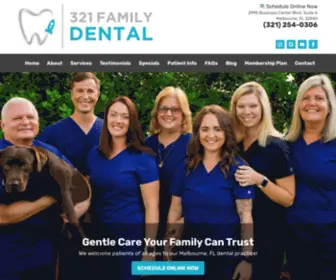 321Familydental.com(Dentist Melbourne FL) Screenshot