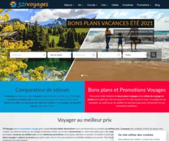 321Voyages.com(Comparateur de séjours) Screenshot