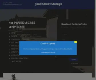 32NDStreetstorage.com(Port Huron and Surrounding Area Storage for RV) Screenshot