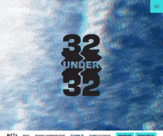 32Under32.org(32 Under 32) Screenshot