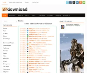 333Download.com(Free Software Download //) Screenshot