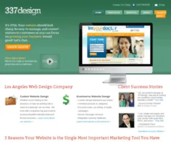 337Design.com(Los Angeles Web Design Company) Screenshot